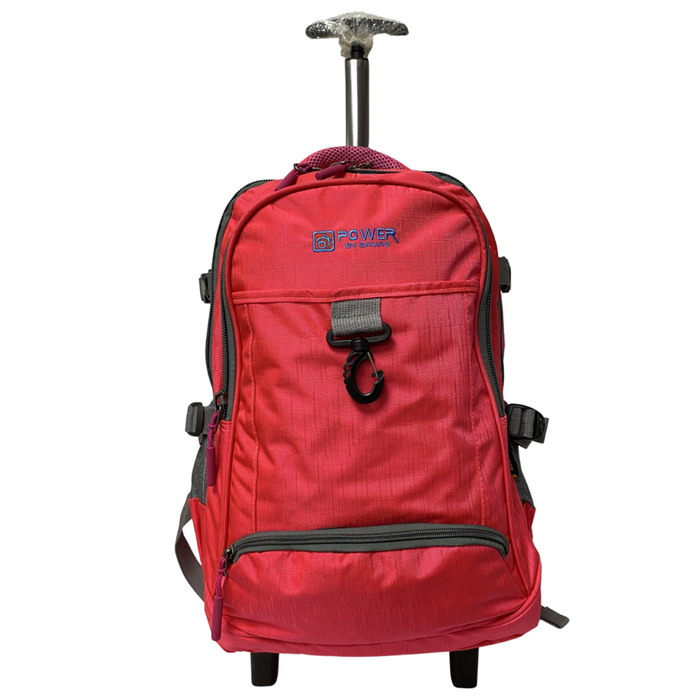 B-2168-Backpack W/Wheels 18"-Hot Pink