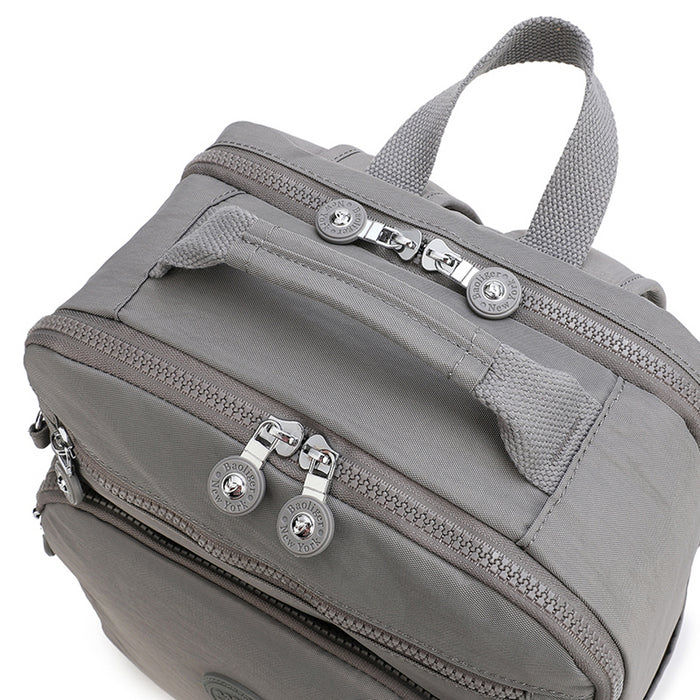 B-B 8612-Backpack-Grey 13.5"