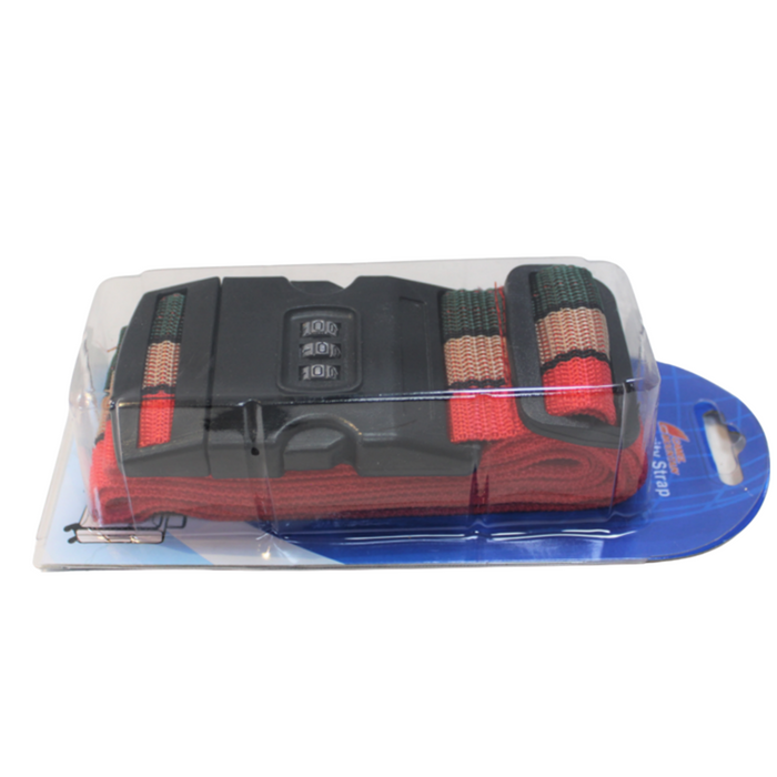 LS-ABA 3301 Luggage Strap-Brown Multi