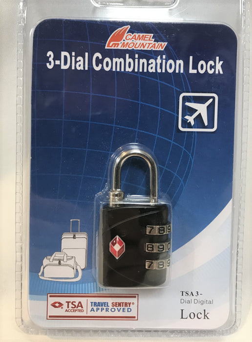 SKG 533 TSA 3-Dial Lock-Black