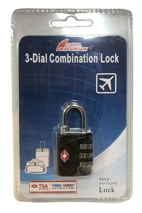 SKG 523 TSA 3-Dial Lock-Black