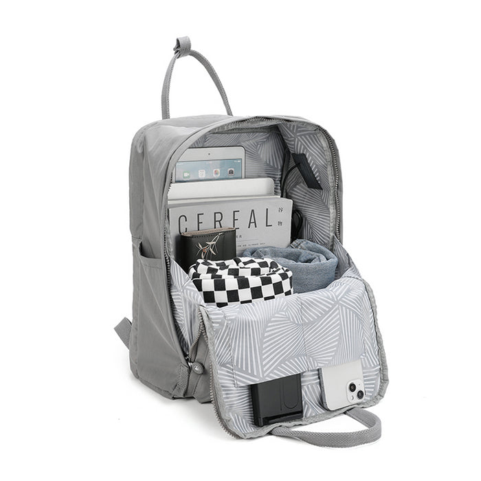 B-B 8081L-Backpack (USB Port) Grey16"