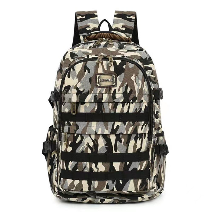 B-BQ 6119 Canvas Backpack-Black