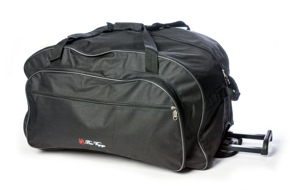 Duffel-BY 339 Duffel Bag 32" w/ Wheel-Black