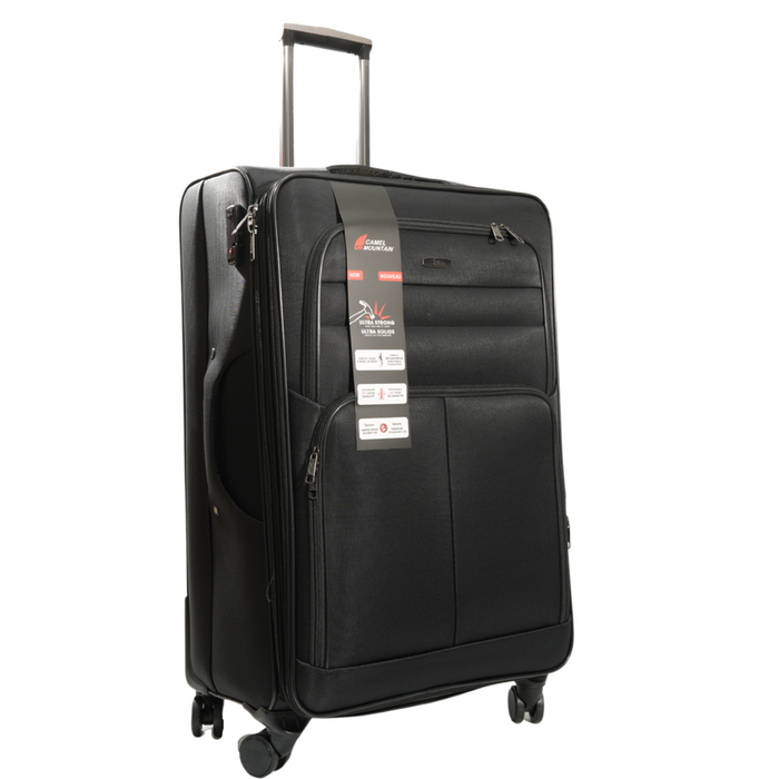 L-9122-4 pcs Luggage 20'25"28"32"TSA Lock -Black