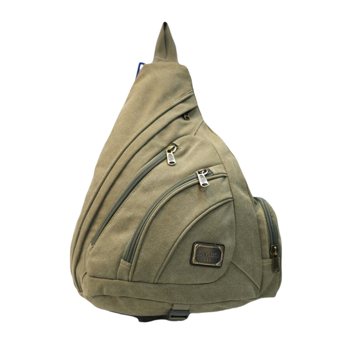 C-BB 113A Crossbody Bag 19"-Khaki