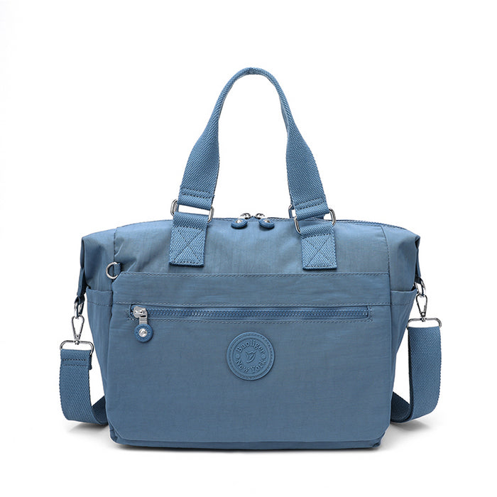 C-B 8619-Cross Body Bag-Blue 12.5'
