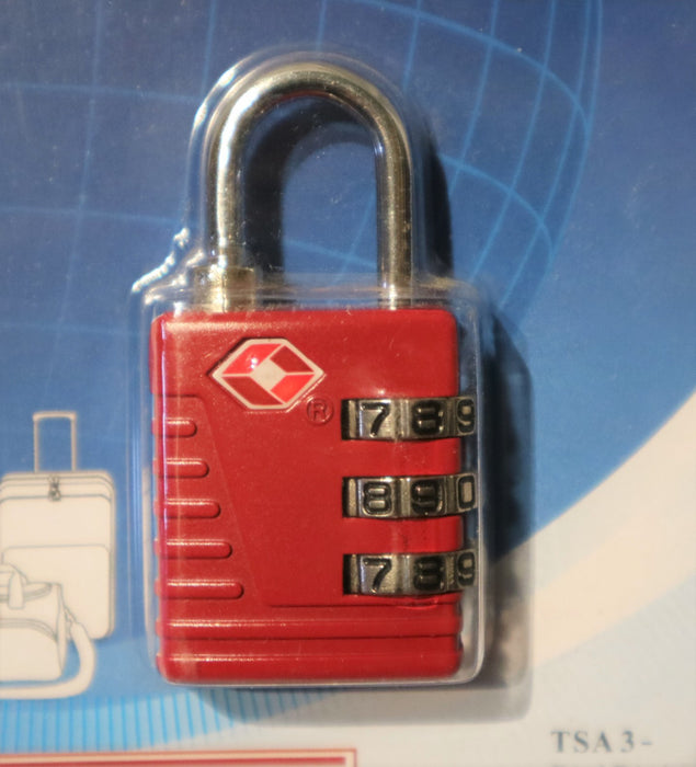 SKG 523 TSA 3-Dial Lock-Red