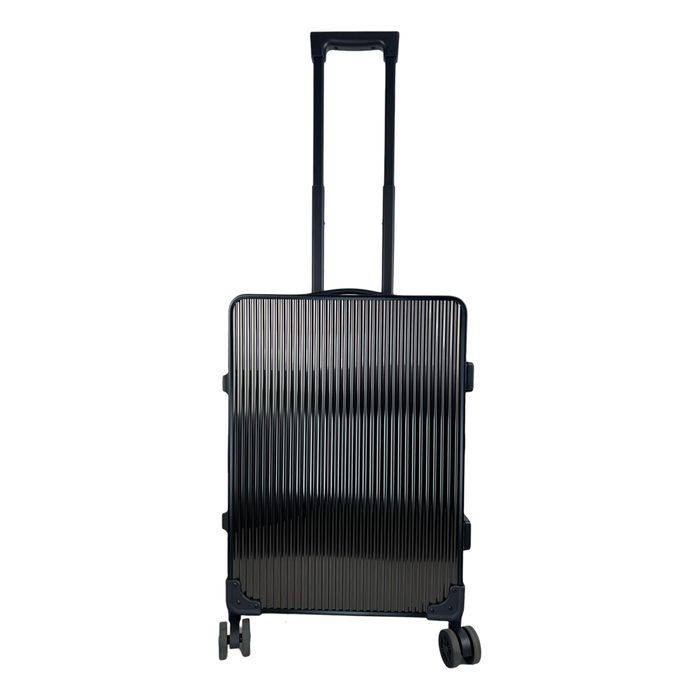 L-016-7 20" Titanium Steel Luggage-Black