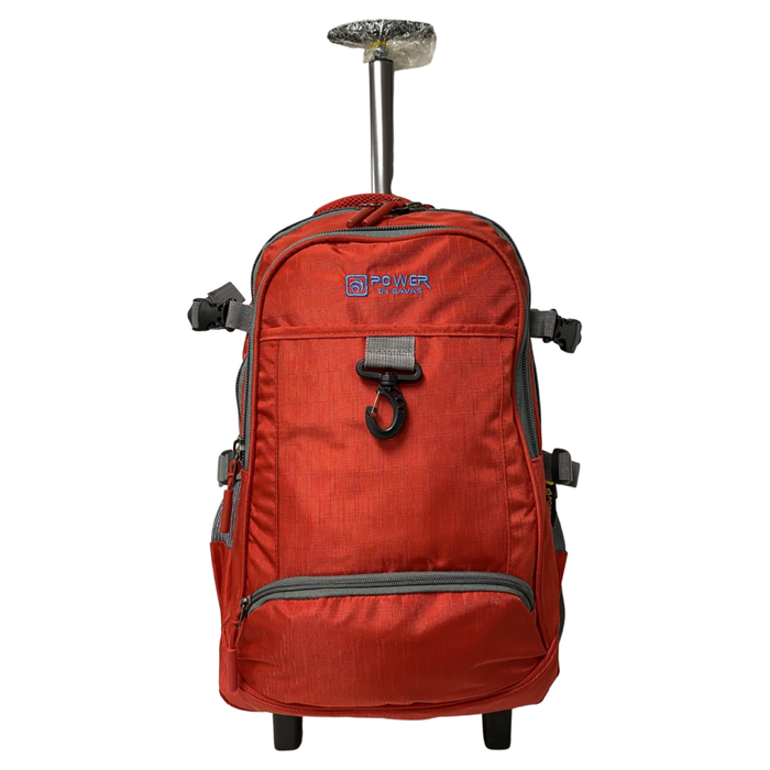 B-2168-Backpack W/Wheels 18"-Red