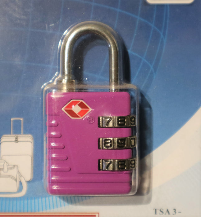 SKG 523 TSA 3-Dial Lock-Purple
