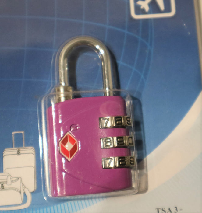 SKG 533 TSA 3-Dial Lock-Purple