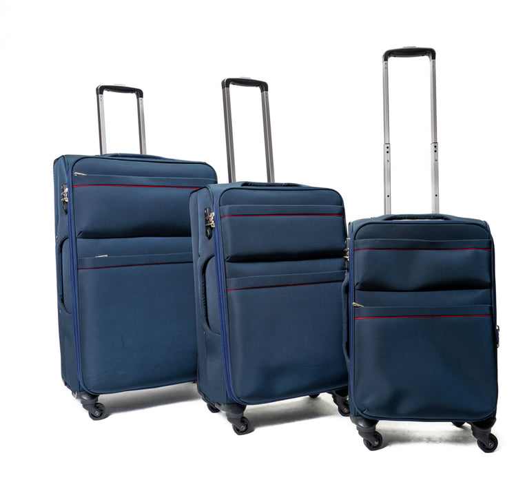 L-BL 89019 3-Pc Luggage-Blue