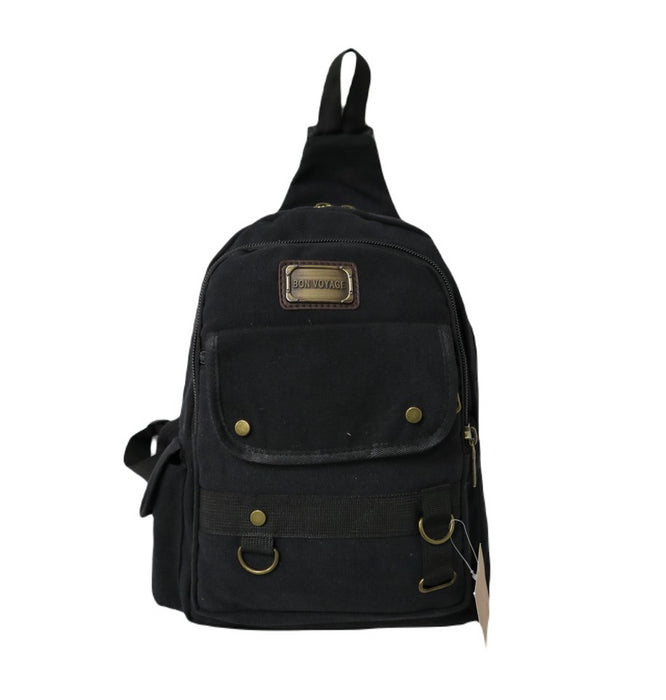 C-BQ 6127B Crossbody Bag-Black