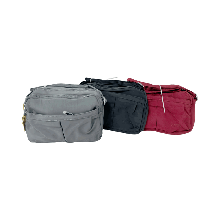 C-1307 Cross Body Bag-Grey