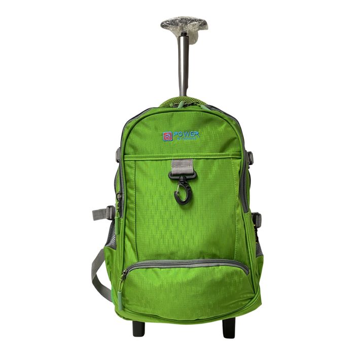 B-2168-Backpack W/Wheels 18"-Green