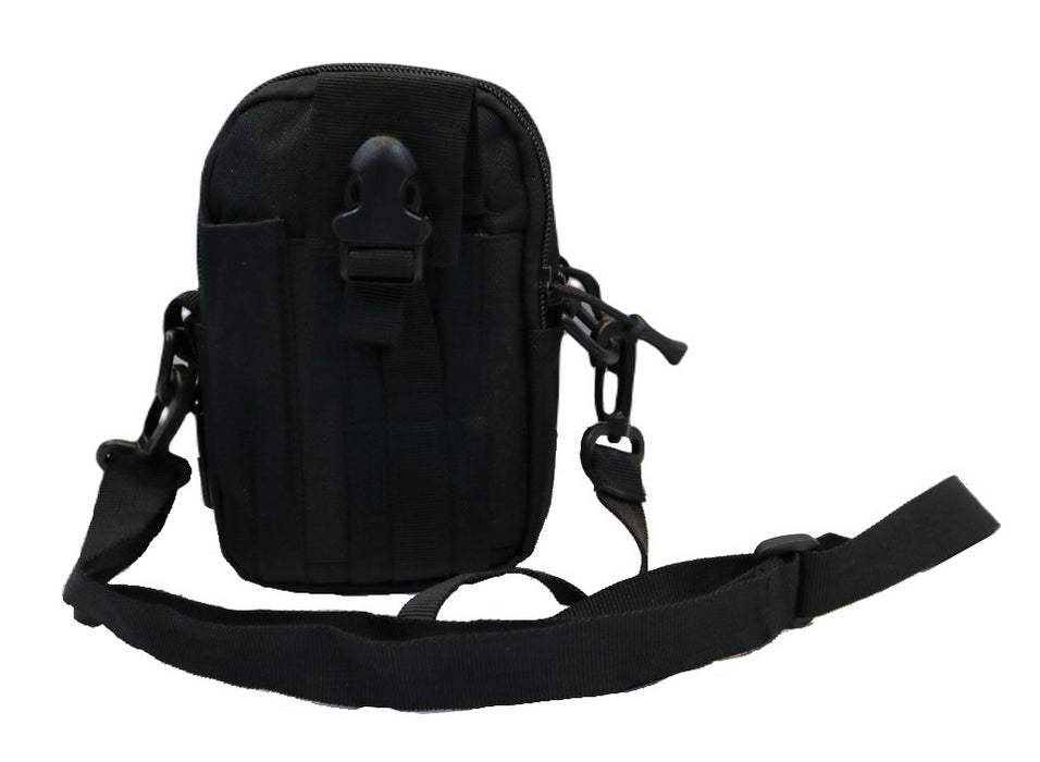 Waist-36020-1 Crossbody Bag-Black