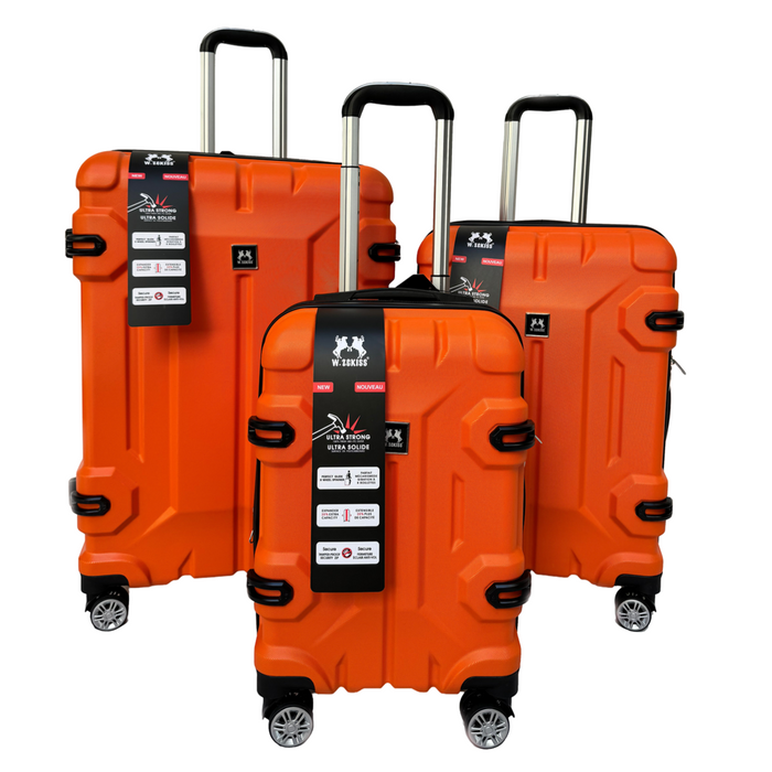 L-6819-3-pc(20'24"28") PC Luggage-Orange