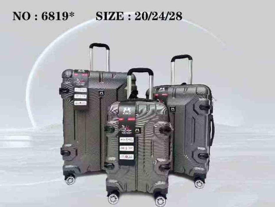 L-6819-3-pc(20'24"28") PC Luggage-Grey
