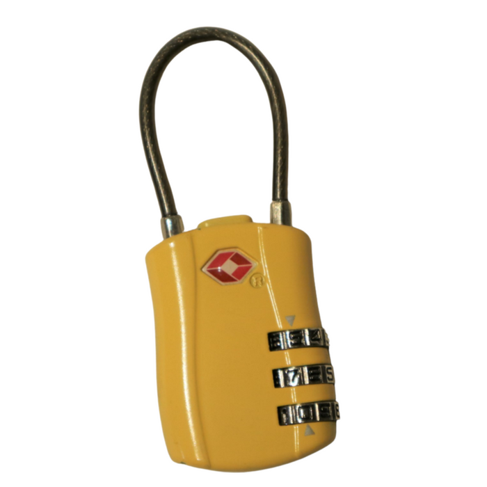 SKG 527B TSA 3-Dial Lock-Yellow
