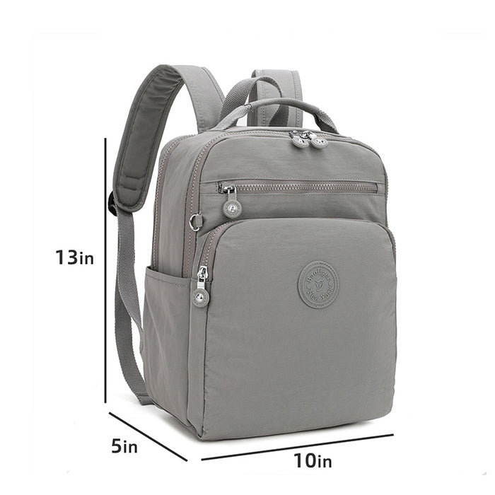 B-B 8612-Backpack-Grey 13.5"