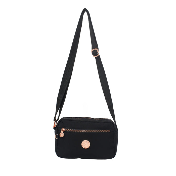 C-B 8716 Cross Body Bag-Black