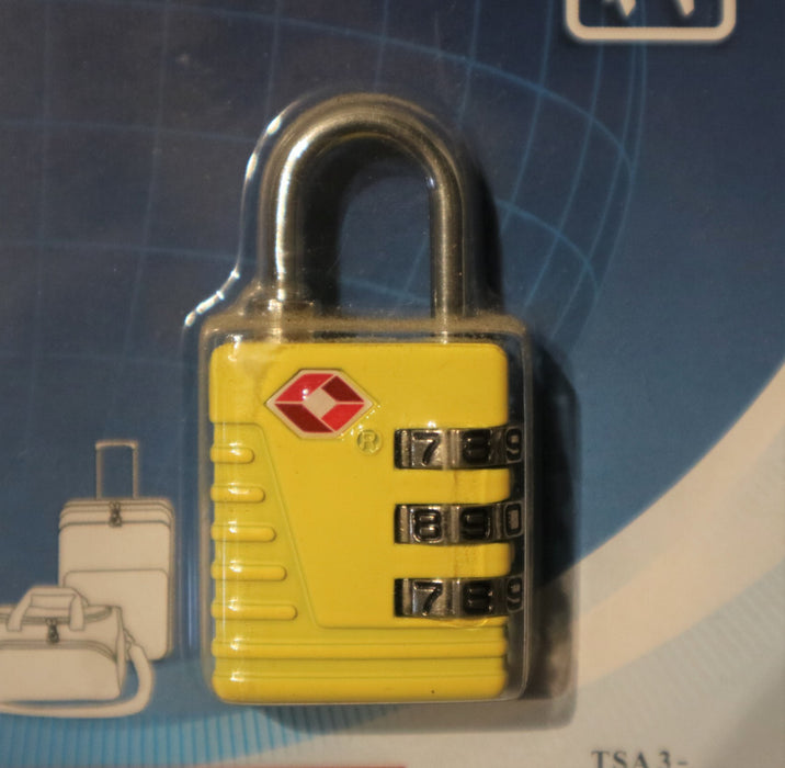 SKG 523 TSA 3-Dial Lock-Yellow