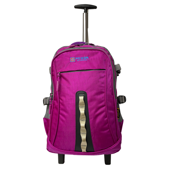B-2167-Backpack W/Wheels 18"-Purple