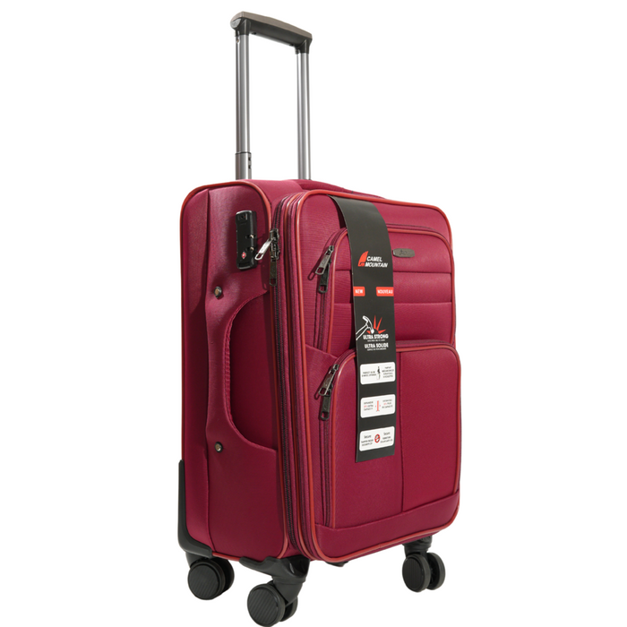 L-9122-4 pcs Luggage 20'25"28"32"TSA Lock -Red