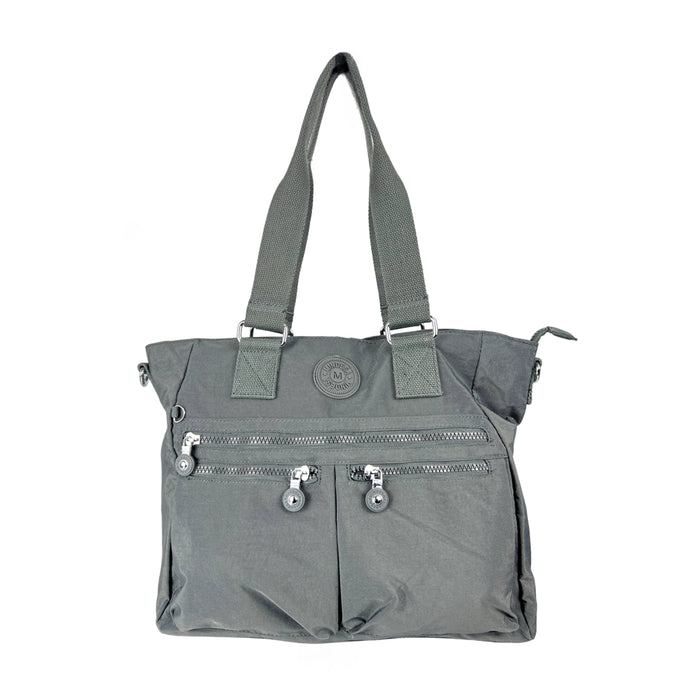 T-B 8768 Tote & Cross Body -D.Grey