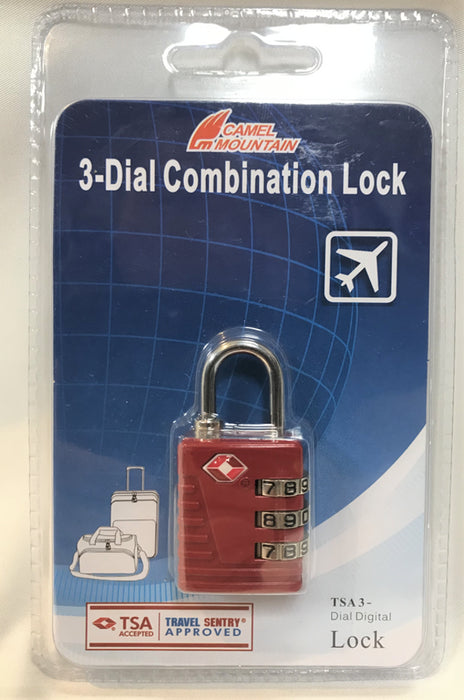 SKG 523 TSA 3-Dial Lock-Red