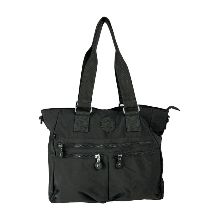 T-B 8768 Tote & Cross Body -Black