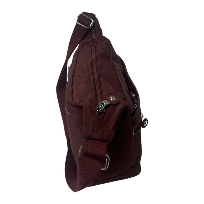 Crossbody Bag Dark Red Shoulder Purse Handbag Womens Travel 8087S