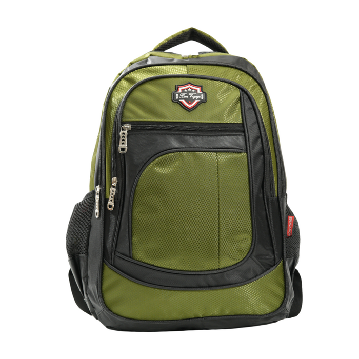 18 Inch Backpack Green School Travel Bookbag Commuter Day Bag 9927