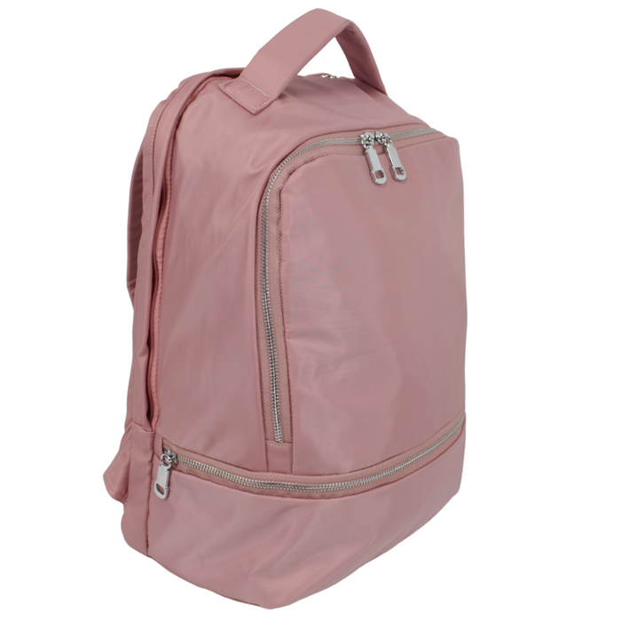 16 Inch Backpack Pink School Bookbag Commuter Travel Daypack BA7102
