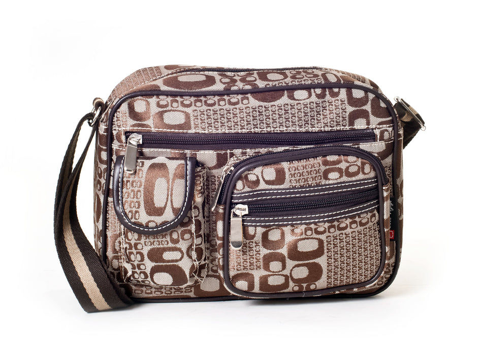 C-BV 3357 11" Cross Body Bag-Coffee