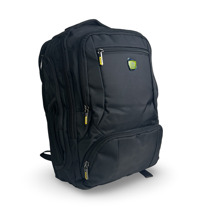B-2792 Backpack & Messenger Bag 18"-Black