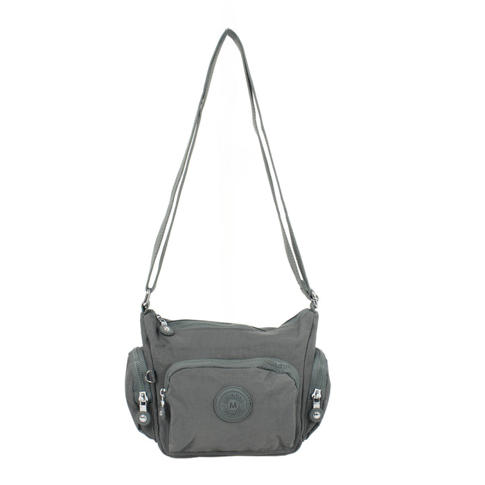 C-B 8713 Cross Body Bag-Grey