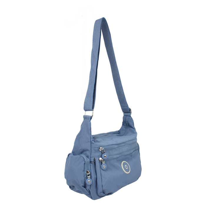 C-B 8704 Cross Body Bag-Blue