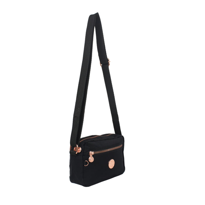 C-B 8716 Cross Body Bag-Black