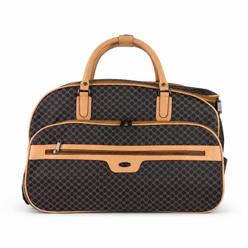 20 Inch Monogram Wheeled Duffel Bag for Weekend Travel