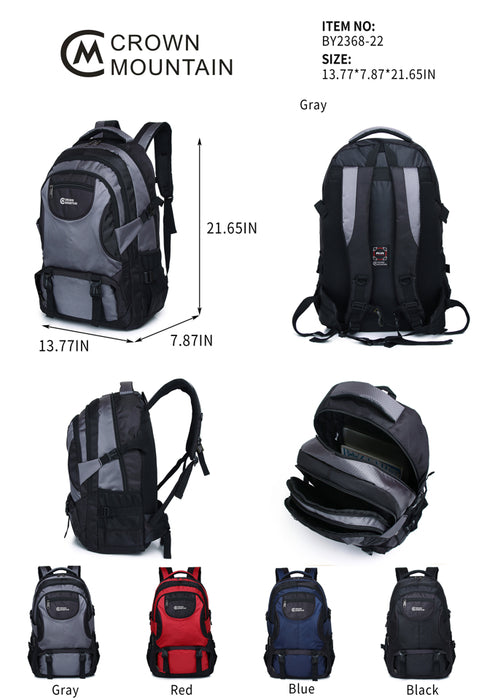 Backpack 22 Inch School Travel Bookbag Everyday BY2368
