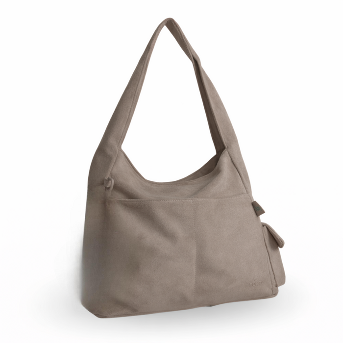 8921# Suede Handbag & Crossbody Bag – Soft Casual Everyday Shoulder Tote