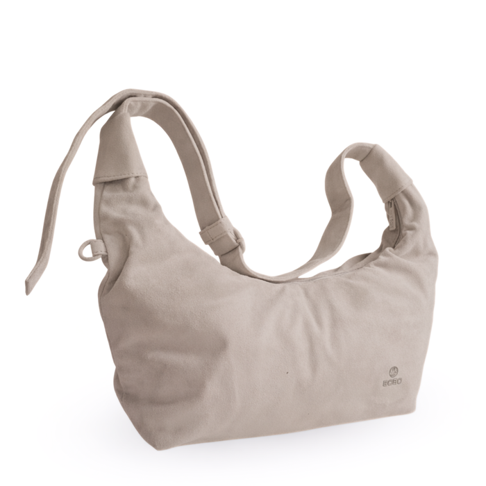 1718# BoBo Suede Crossbody Bag – Soft Shoulder Purse for Women, Everyday Casual Travel Bag