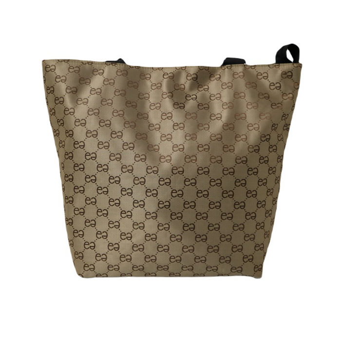 Tote Bag Khaki 15 Inch Everyday Travel Shoulder Carry All Bag 09005E