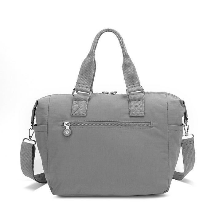 C-B 8619-Cross Body Bag-Grey 12.5'