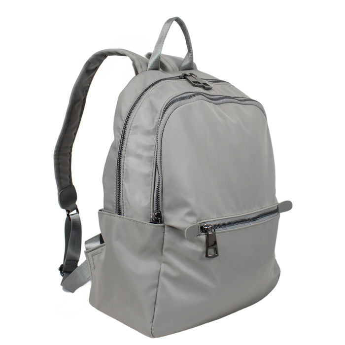 14.5 Inch Backpack Brown School Bookbag Commuter Travel Daypack B2006