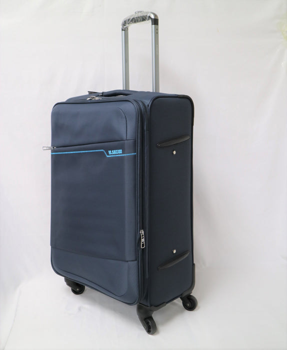 L-6651A 3-pc Luggage-Deep Blue