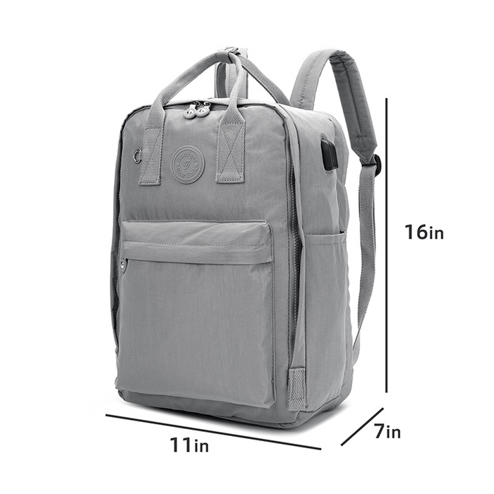Laptop Backpack Blue 16 Inch Computer School Work Travel Daypack B8081L
