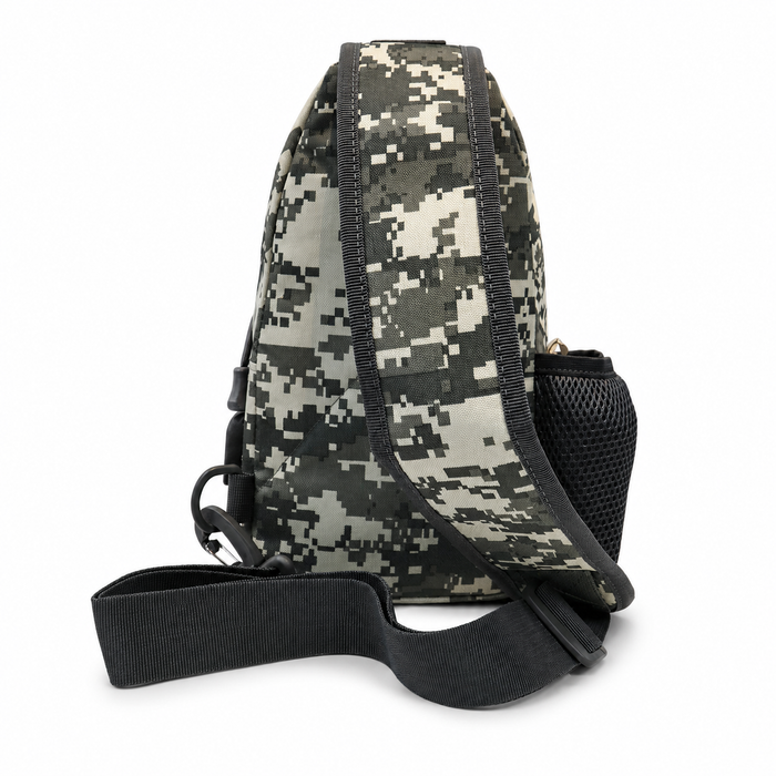 Grey Camo Shoulder Bag for Everyday Carry